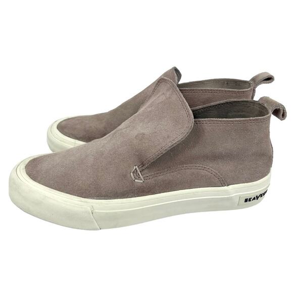 SeaVees Huntington Middie Slip-On Haze Suede Sneaker Size 8 - Picture 1 of 9